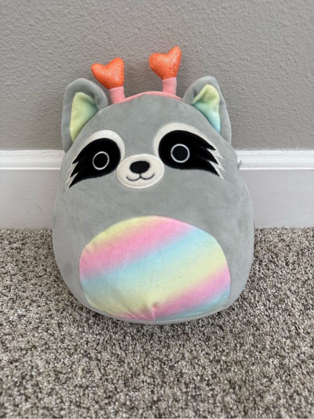 Valentines Day Edition Raccoon Squishmallow 💘
